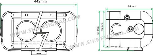 SUV LED Grille Lights (SC10-12 120W)